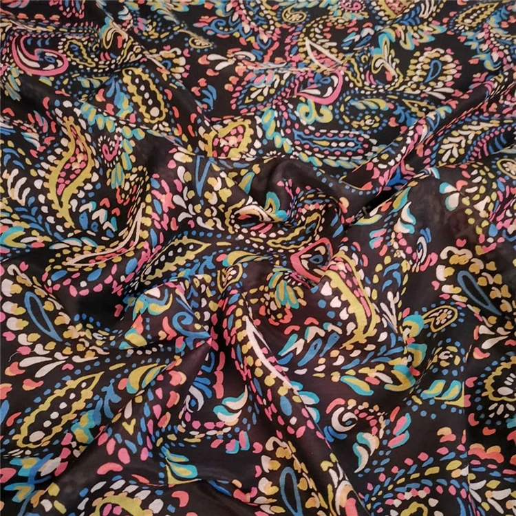 
Paisley Fabric Sarees Party Wear Wedding Indian Cotton Silk 9MM Silk Cotton Fabric 