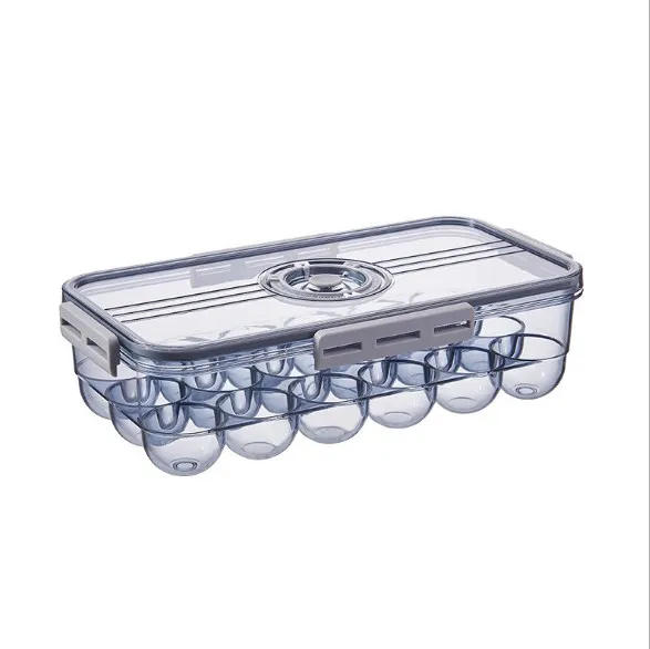keep fresh egg carton time storage with deep groove plastic egg carton