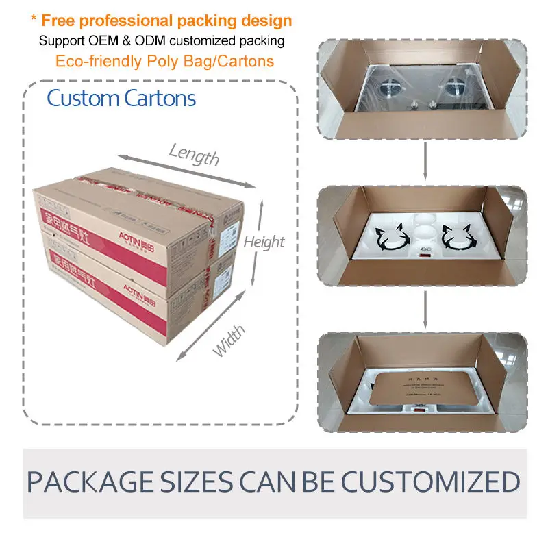 Cost-effective Kitchen Appliances Suitable Gas Cooktop Exquisite Workmanship Household Cooker Gas Stove With 5 burners