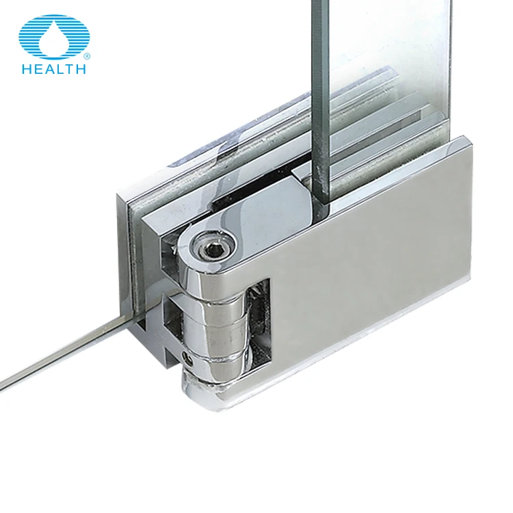 Твердая латунь pivot шарнир стекло душ дверная петля