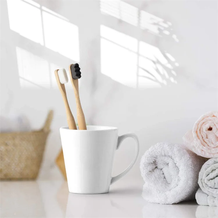 Eco Friendly Biodegradable Toothbrushes 10000 Bristle Microfiber Nano Extra Ultra Soft Bamboo Toothbrush for Sensitive Teeth