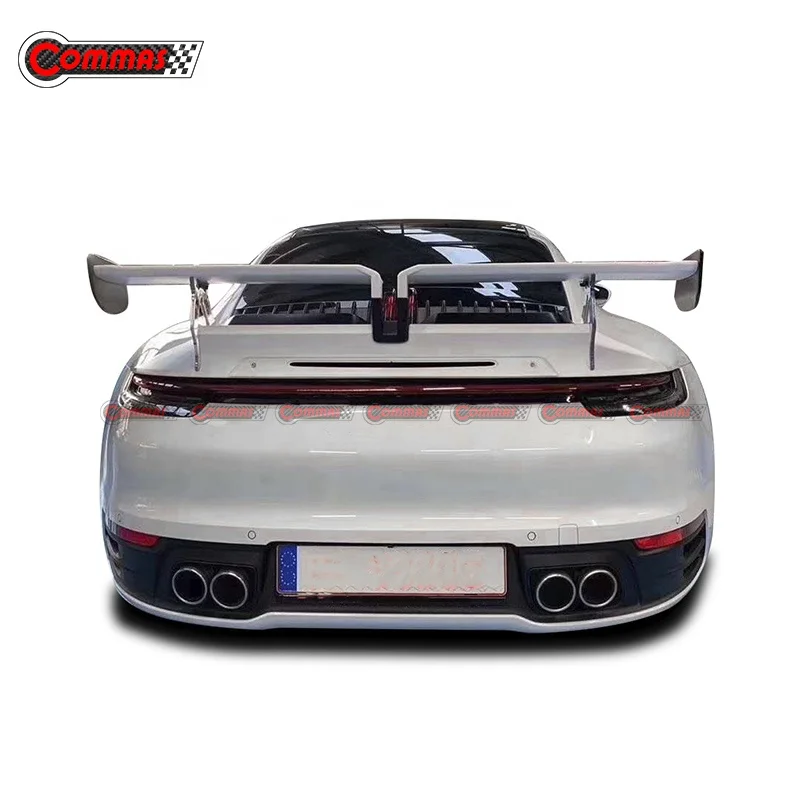 Car Parts Carbon Fiber Truck Spoiler Rear Wing For Porsche 911-992 Modified To Te-Chart Style