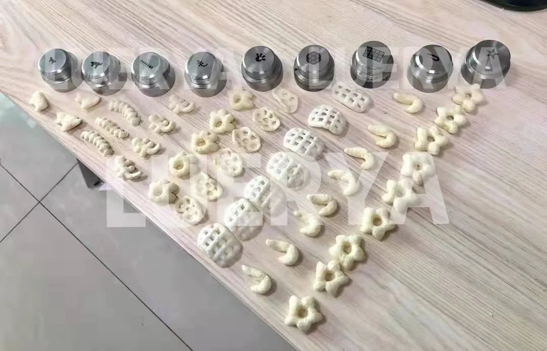 2021 Corn Wheat Puffed Snacks Making Machine Snacks Food Twin Screw Extruder Production Line