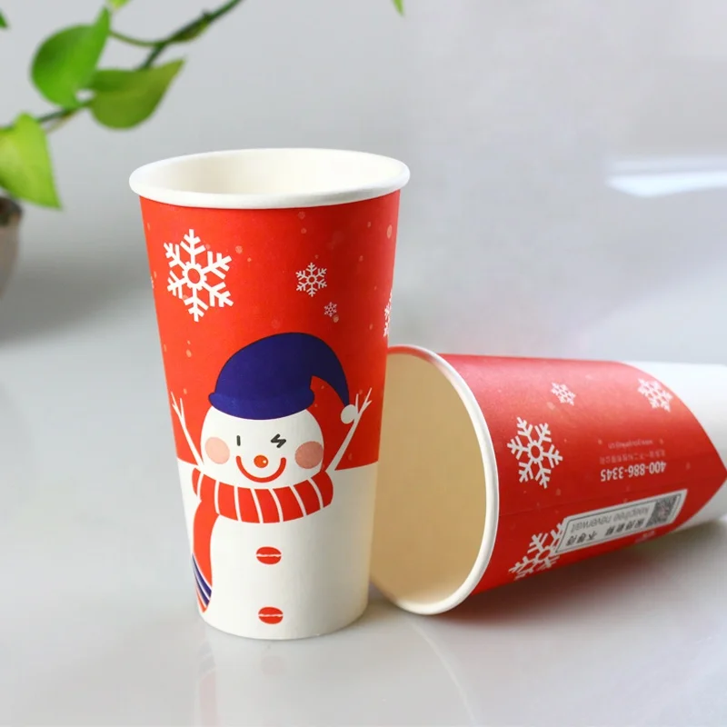 New Style Disposable Paper Cup Decoration Supplies For Drinking Water And Brewing Coffee double wall paper cup