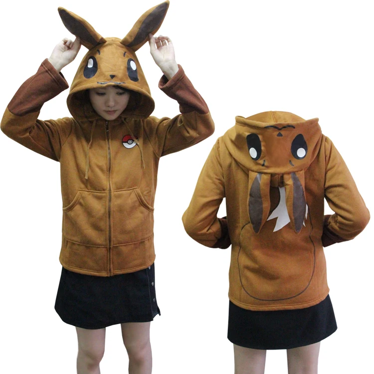 Одежда в стиле игры «Покемон», Женская куртка, аниме косплей, рождественские костюмы, милая повседневная одежда унисекс, мужская Толстовка