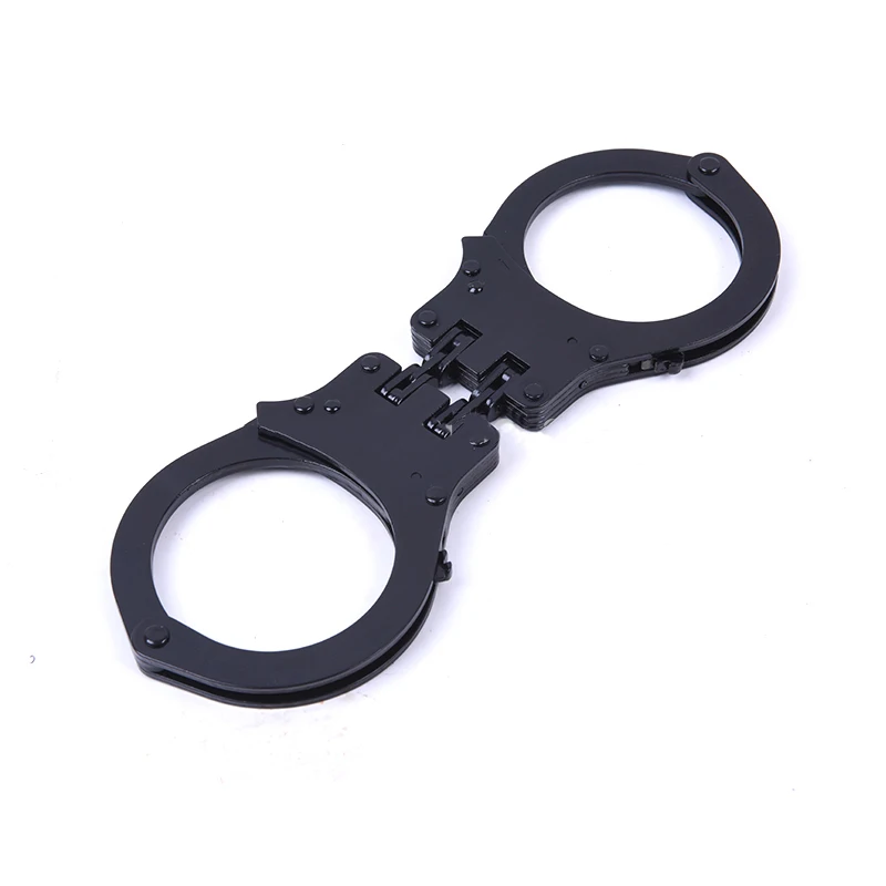 custom carbon steel alloy black steel handcuff