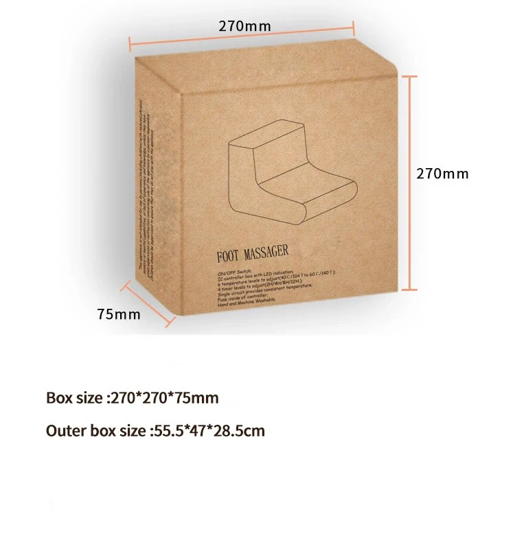 Becozy Custom Logo Electric Multi-Function Foot Care Massager Machine Massage Slipper for Blood Circulation Relief Pain Relief
