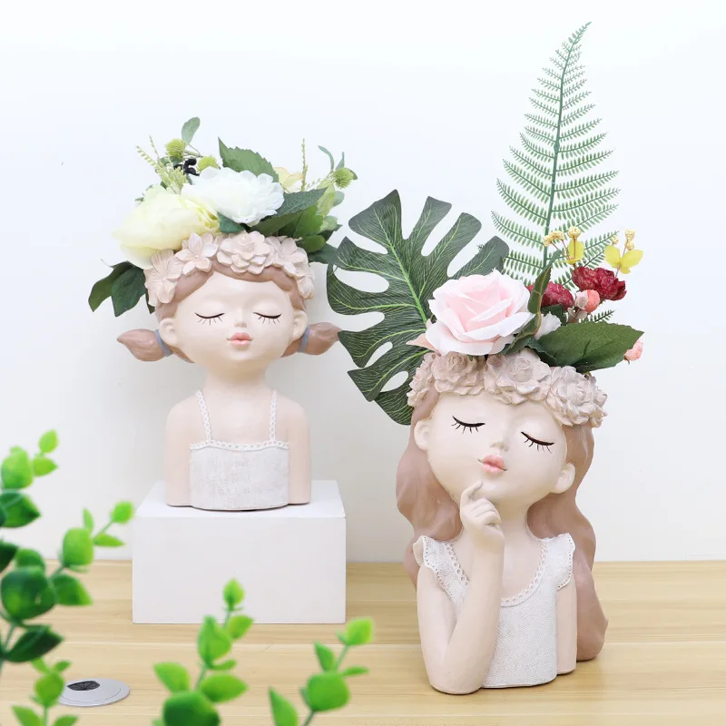 Nordic Ins Ceramic Vase Modern Girl Decoration Vase Household Flower Arrangement For Home Deco