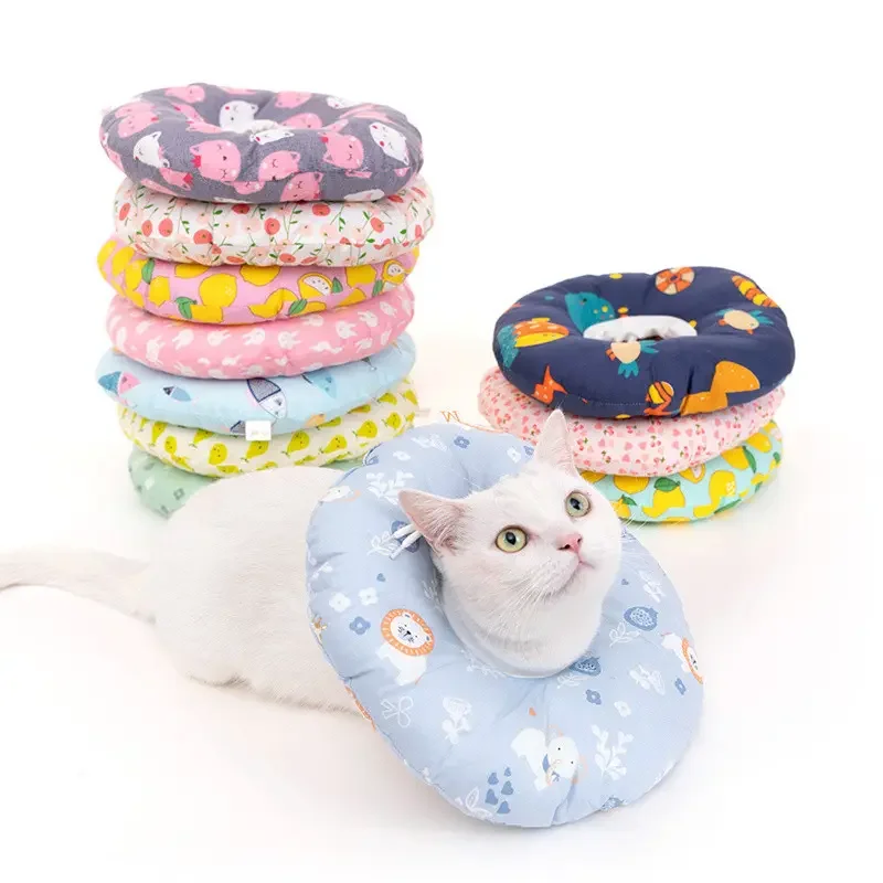 Anti-Bite Lick Cat Dog Elizabeth Collar Wound healing Protective Pet Kitten Shame Ring Neckband Anti Scratch Cone After Surgery