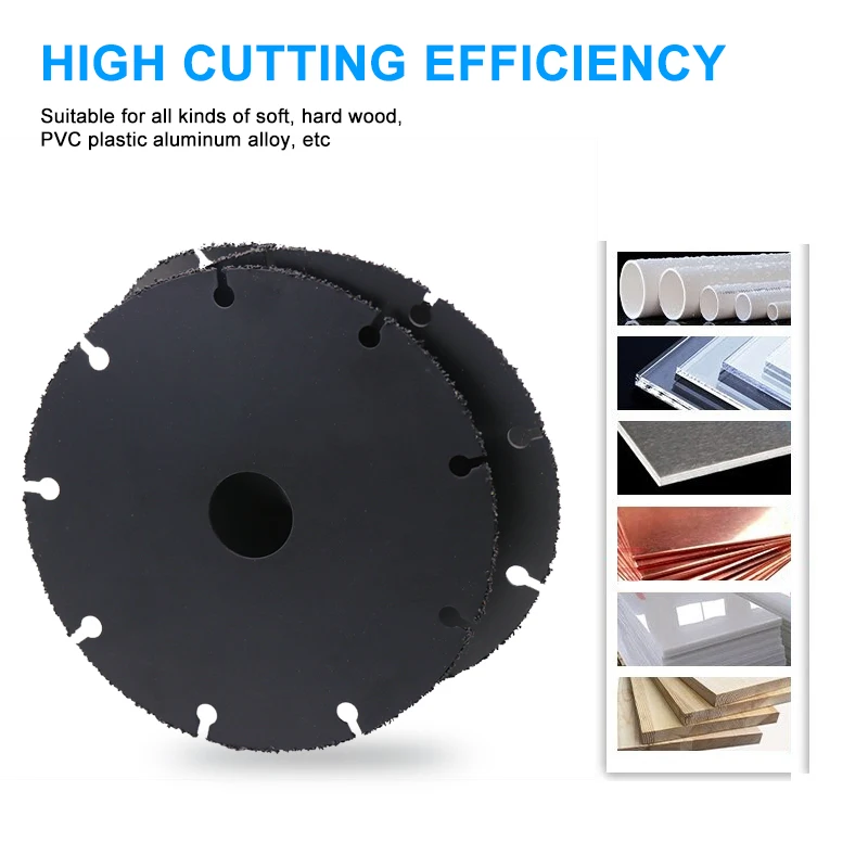 4 1/2 Inch 115 mm Tungsten Carbide Cut Off Wheel Wood Cutting Disc for Wood, Laminate, Plastic