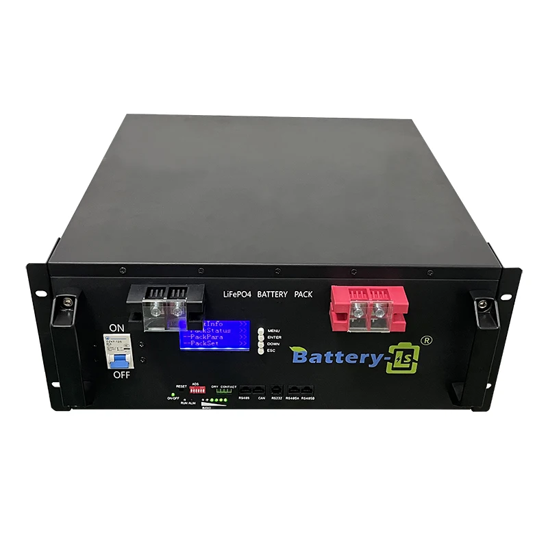Server Rack power bank DIY Energy Storage system batteries battery cases with 48V 16S 280Ah 304Ah 48V LiFePO4 Battery packs