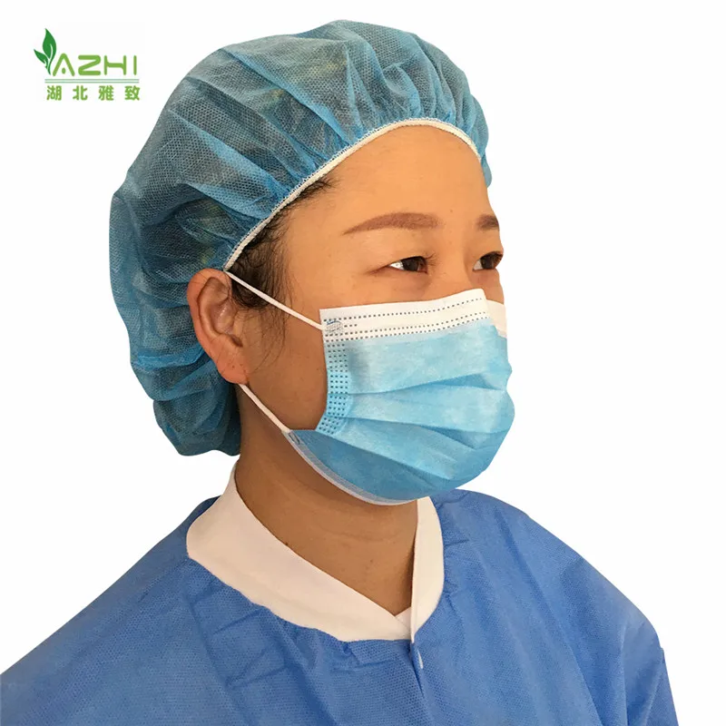 Xiantao Factory Disposable Custom Face Mask blue 3 ply filter mask Disposable Safety Masks for hosptal