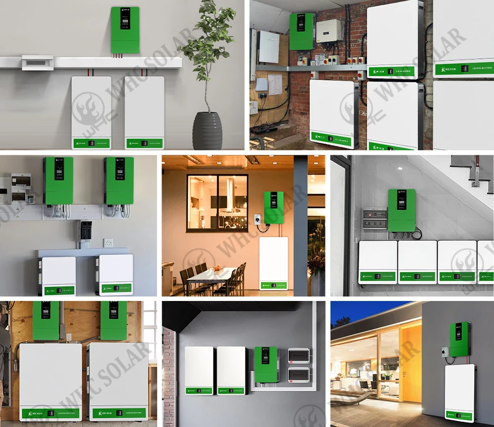 5Kw Off Grid Lifepo4 Lithium 48V 220V Single Phase Solar Energy System With Lithium Ion Battery