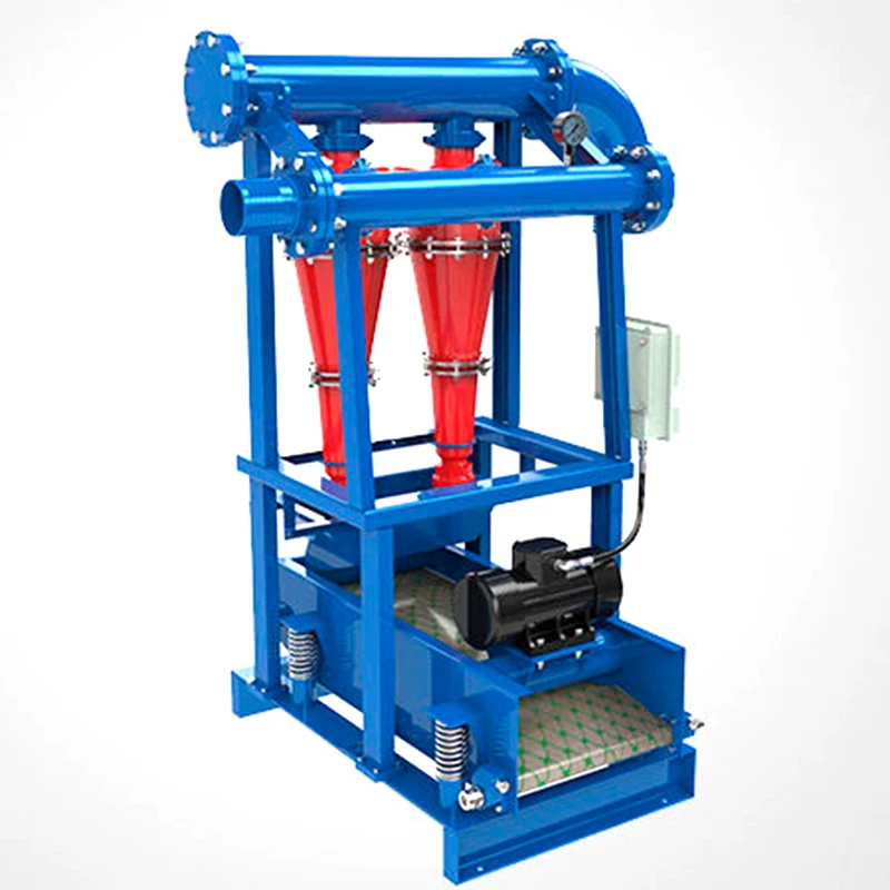 Дезандерjzqj250x2 Гидроциклон/0,4 кВт 380 В двойной гидроциклонный десандер