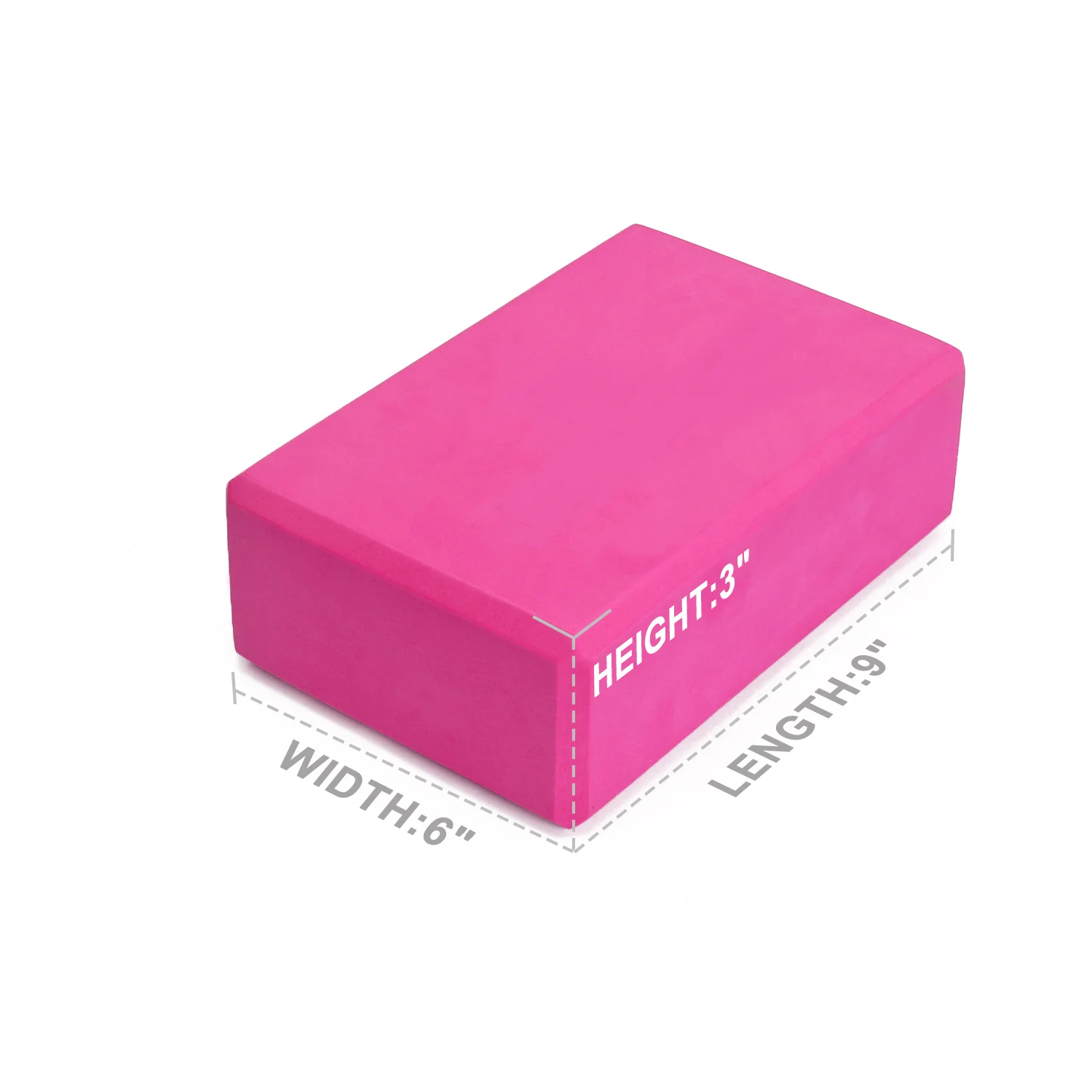 In stock Soft Gym Fitness Eco Friendly Custom EVA Yoga Block