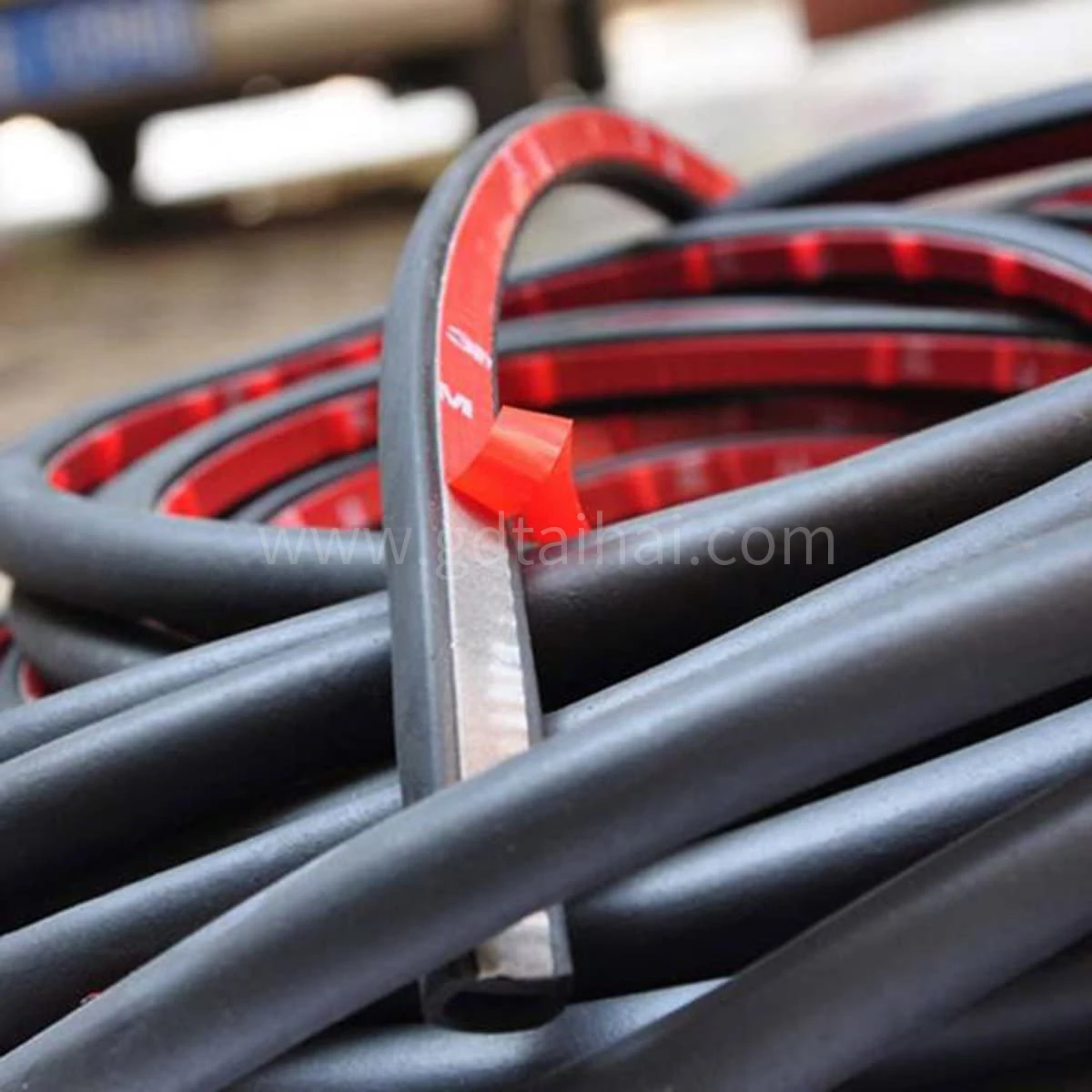 EPDM Sponge foam square shape self adhesive rubber sealing strips