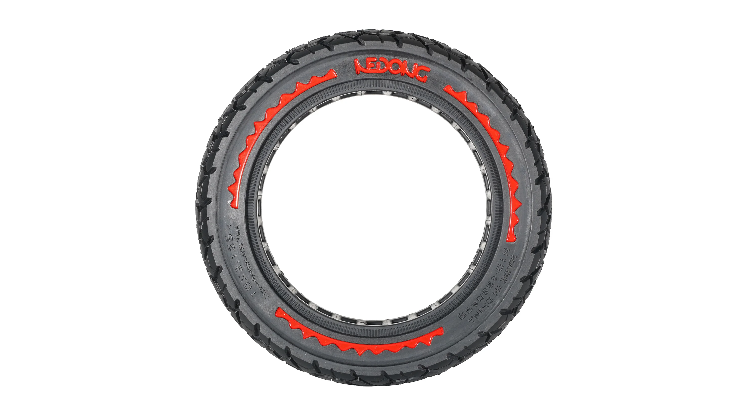 10x2.125 E-scooter Tires Anti Flat Off-road Solid Tire M365 Scooter Parts Accessories Scooter 10 Inch Offroad Tires