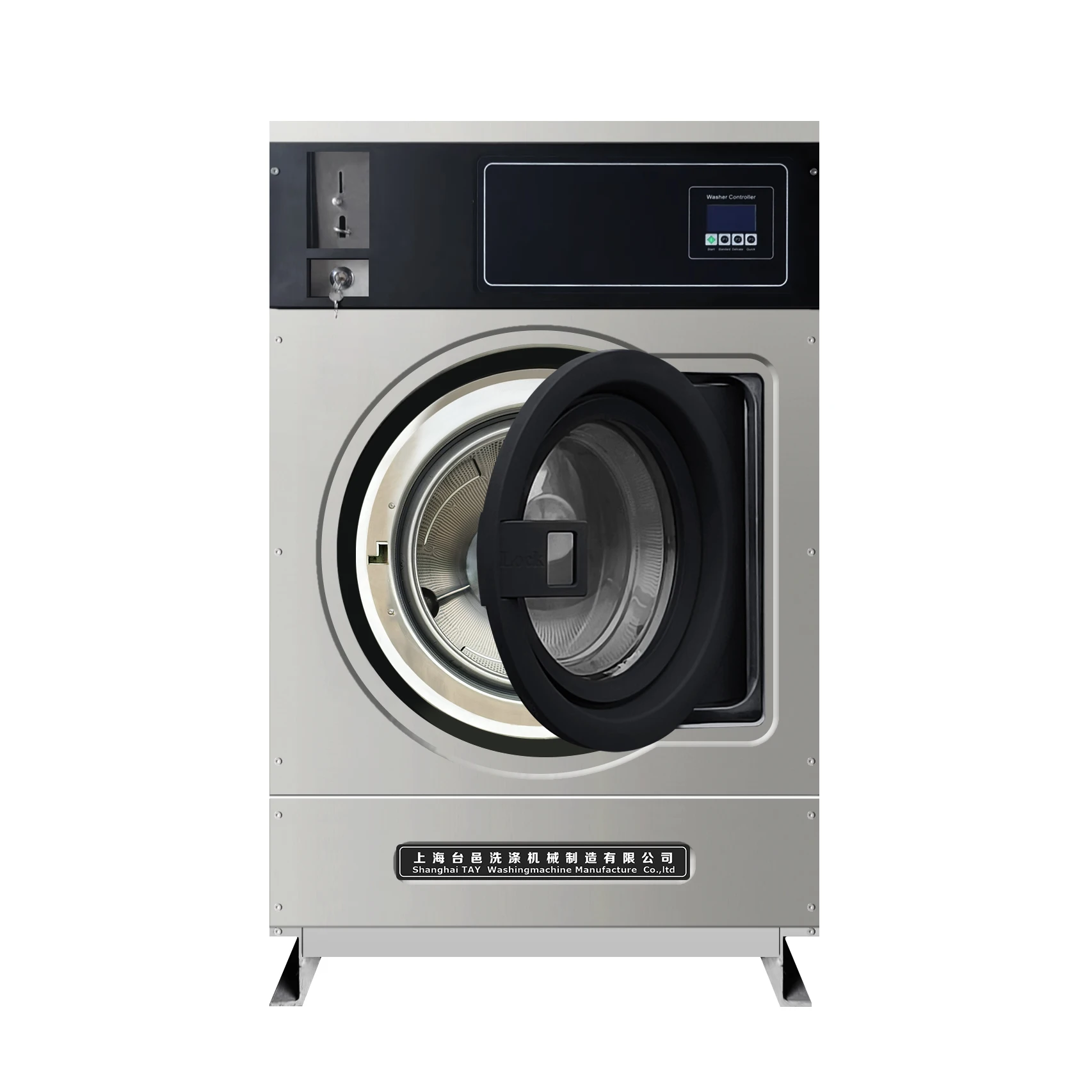 Hot Sale XQG-20 100% Stainless Steel Laundry Single Coin Operated Washing Machine for Self-Service Shop