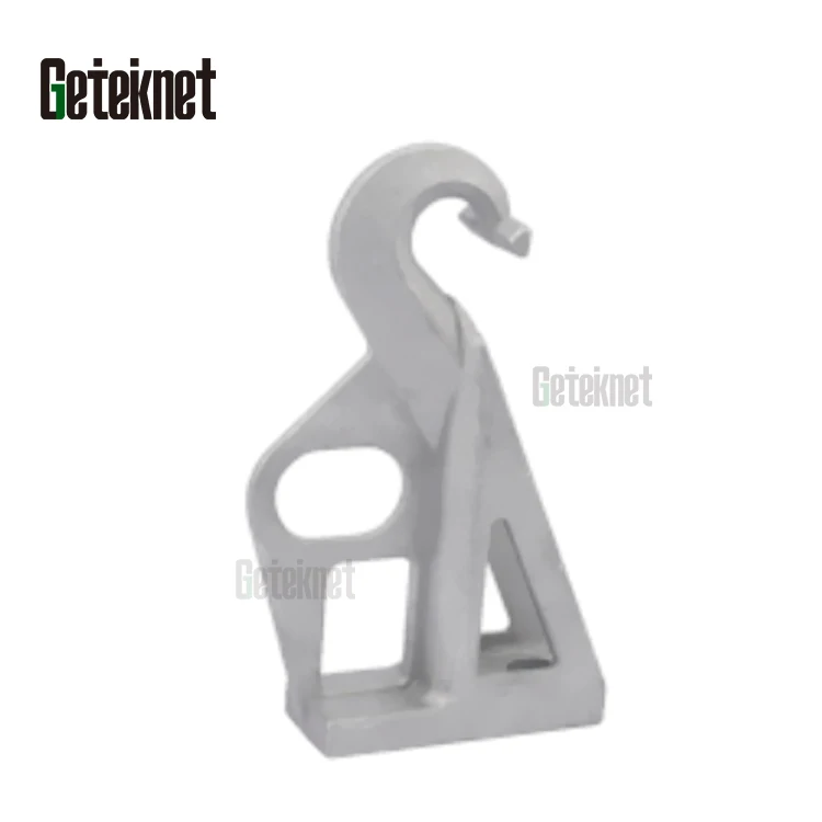 Geteknet Fiber optic cable tension wire fixing Stainless steel diecasting anchoring clamp suspension Clamp