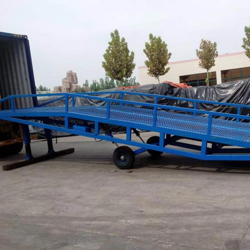 Qiyun Kinglift CE ISO 6t-12t Forklift Container/ Logistics/Factory Unloading Used Mobile Loading Yard Ramp for Sale