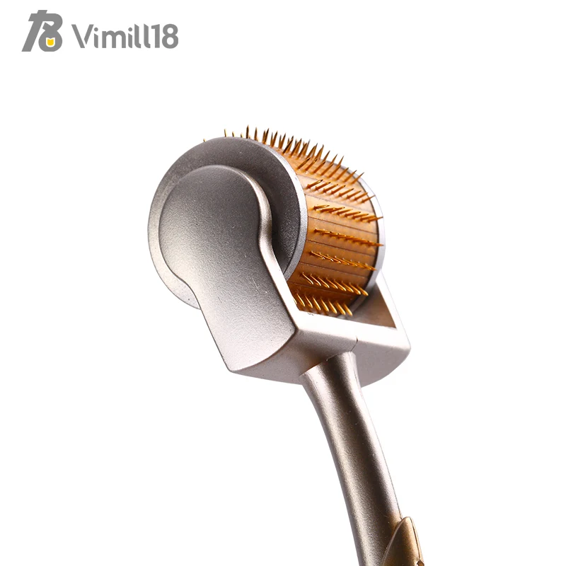 professional titanium micro needle derma roller, acne scars freckle skin cooling ice roller meso needle roller