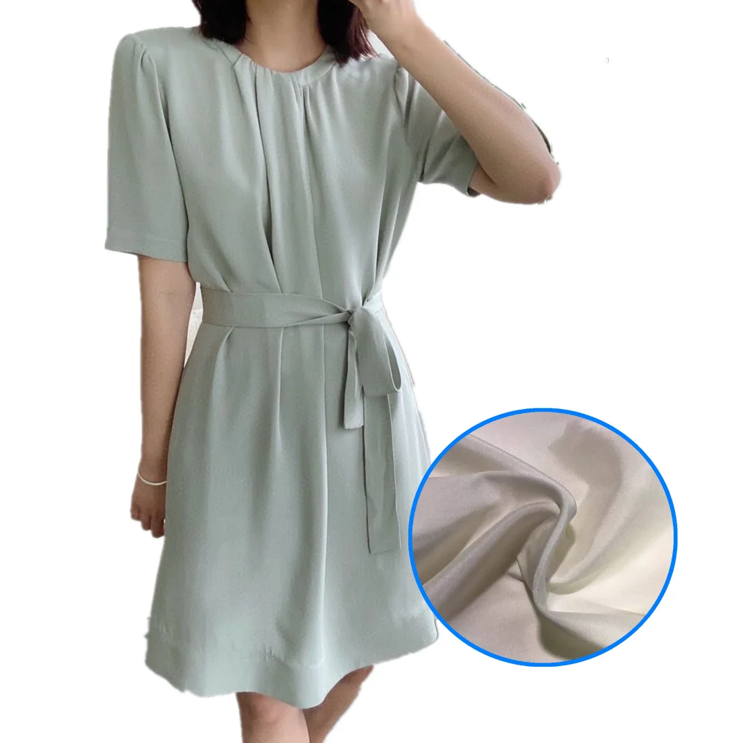 97% шелк, 3% эластан, 14 мм шелковая атласная ткань для женского платья