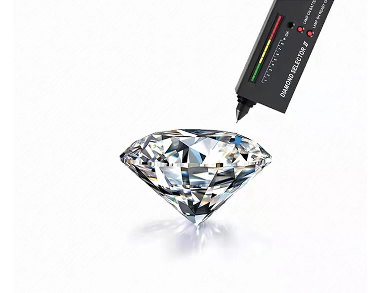 Wholesale OEM Custom Round Cut Synthetic Diamond Gemstone White VVS Moissanite Diamond Pass GRA Certificate Moissanite Diamond