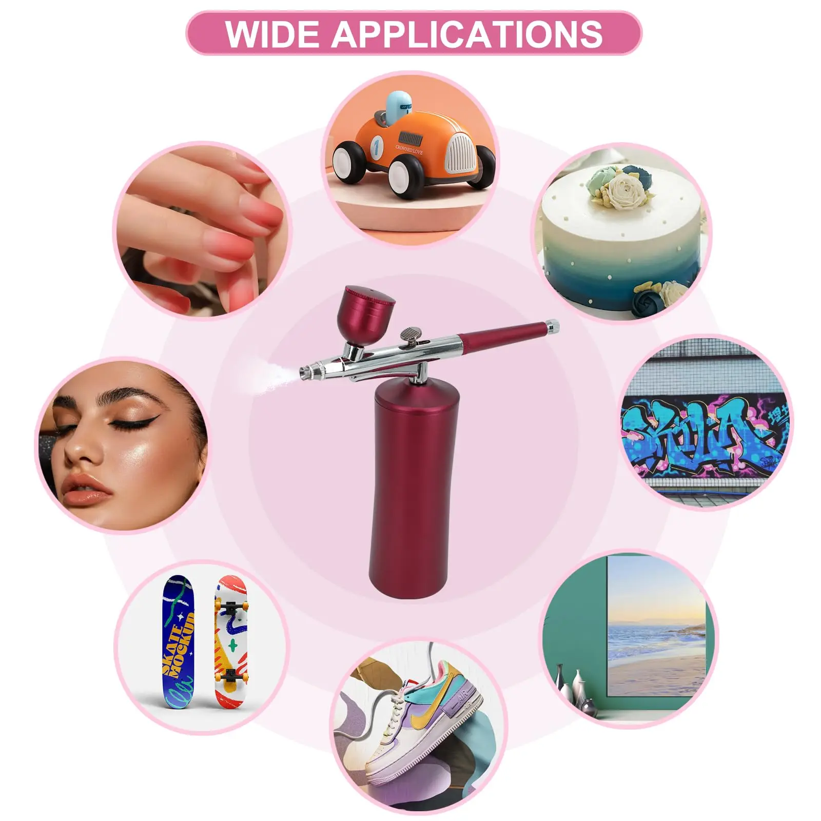 Portable Oxygen Syringe Cosmetic Device 0.3mm Spout