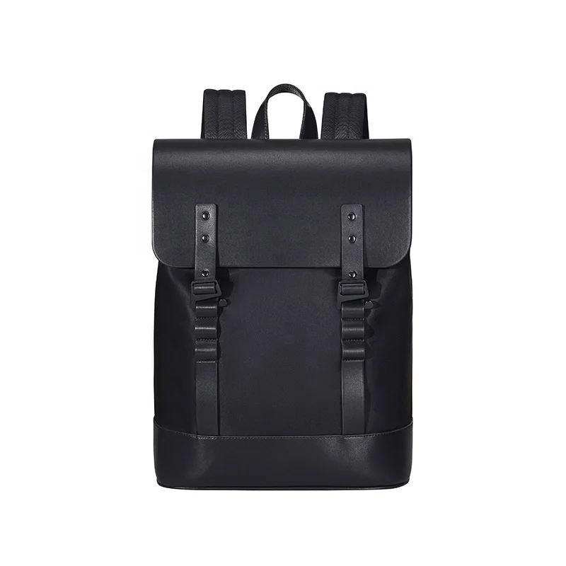 stylish waterproof black nylon rucksack for men designer leather backpacks