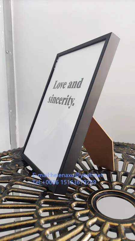High quality Brilliant aluminium photo frame a1 a2 a3 a4 black white picture frame aluminum large picture frame