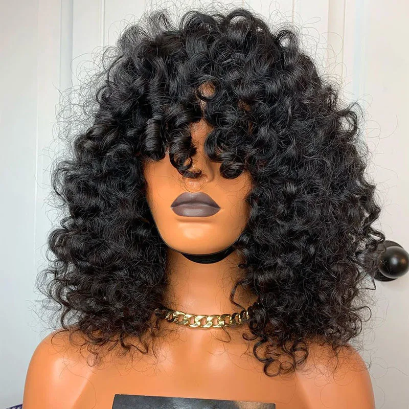 Kinky Curly Wigs 5x5 Lace Closure Front Wigs Human Hair Pre Plucked Brazilian Raw Virgin Hair Glueless Lace Wigs for Woman