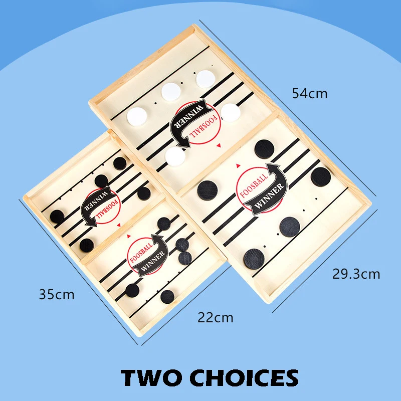 Kid Educational Toy Fast Sling Puck Interactive Board Game Set