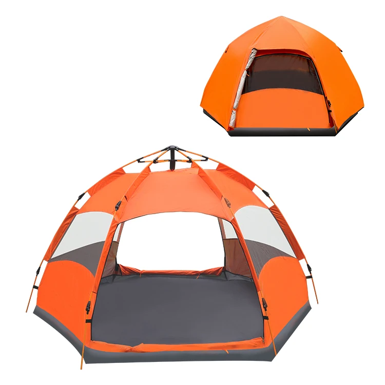 RTS KingGear Waterproof Instant Tents for Camping 3-5 Person Easy Quick Setup Dome Pop up Family Tent