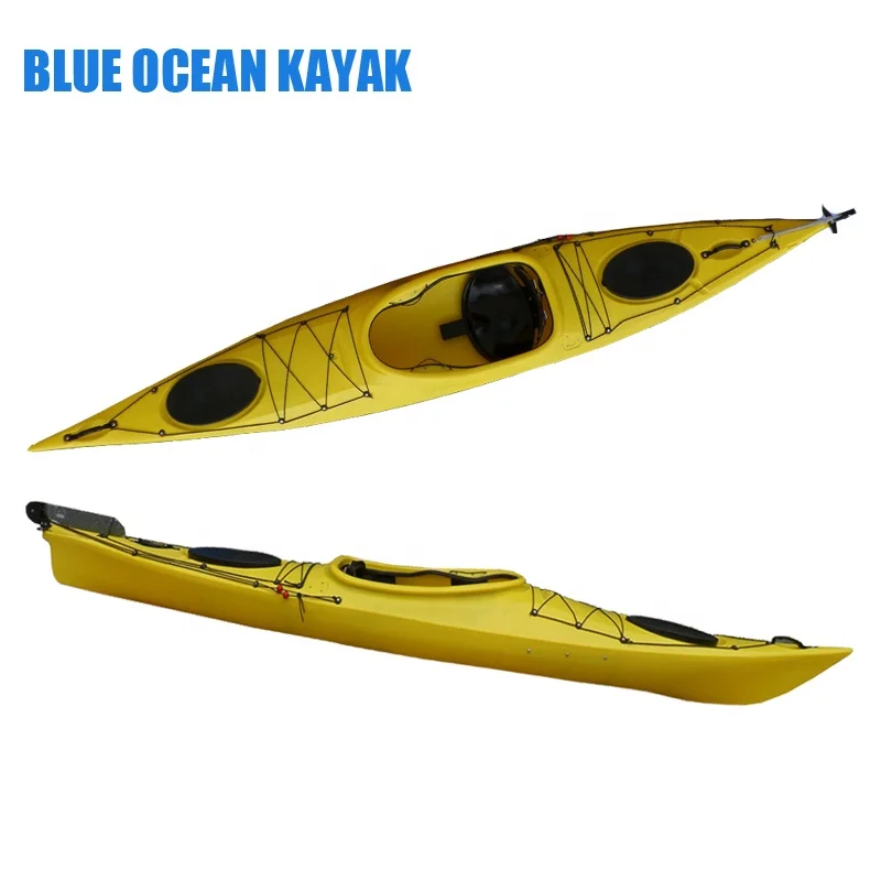 Single Plastic Cheap Sea Sit In Kayak from Blue Ocean Kayak
