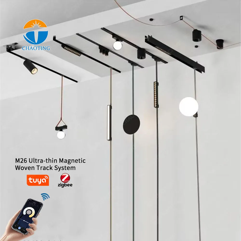 Новая умная Магнитная направляющая с регулируемой яркостью 0-10 В Dali Tuya Zigbee Bluetooth