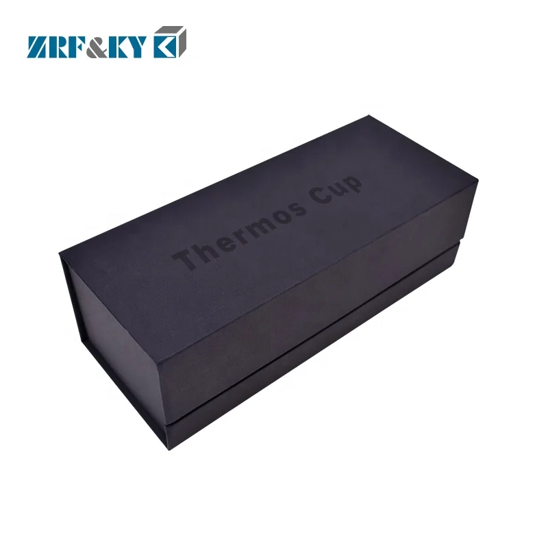 Custom Luxury Printed Black Cardboard Paper Tea Cup Gift Magnetic Closure Boxes