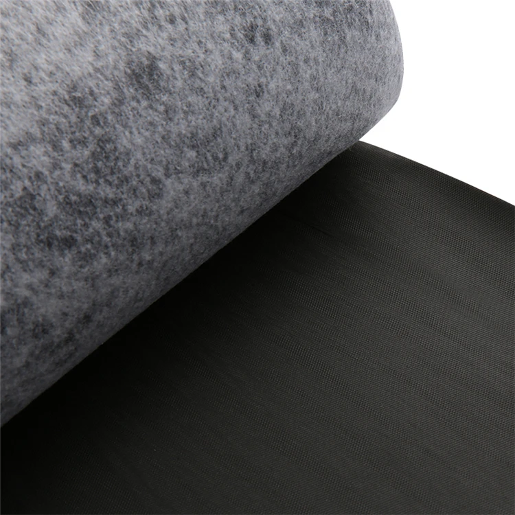 Black  Mass loaded vinyl Self adhesive MLV soundproofing barrier mlv acoustic damping  with good product