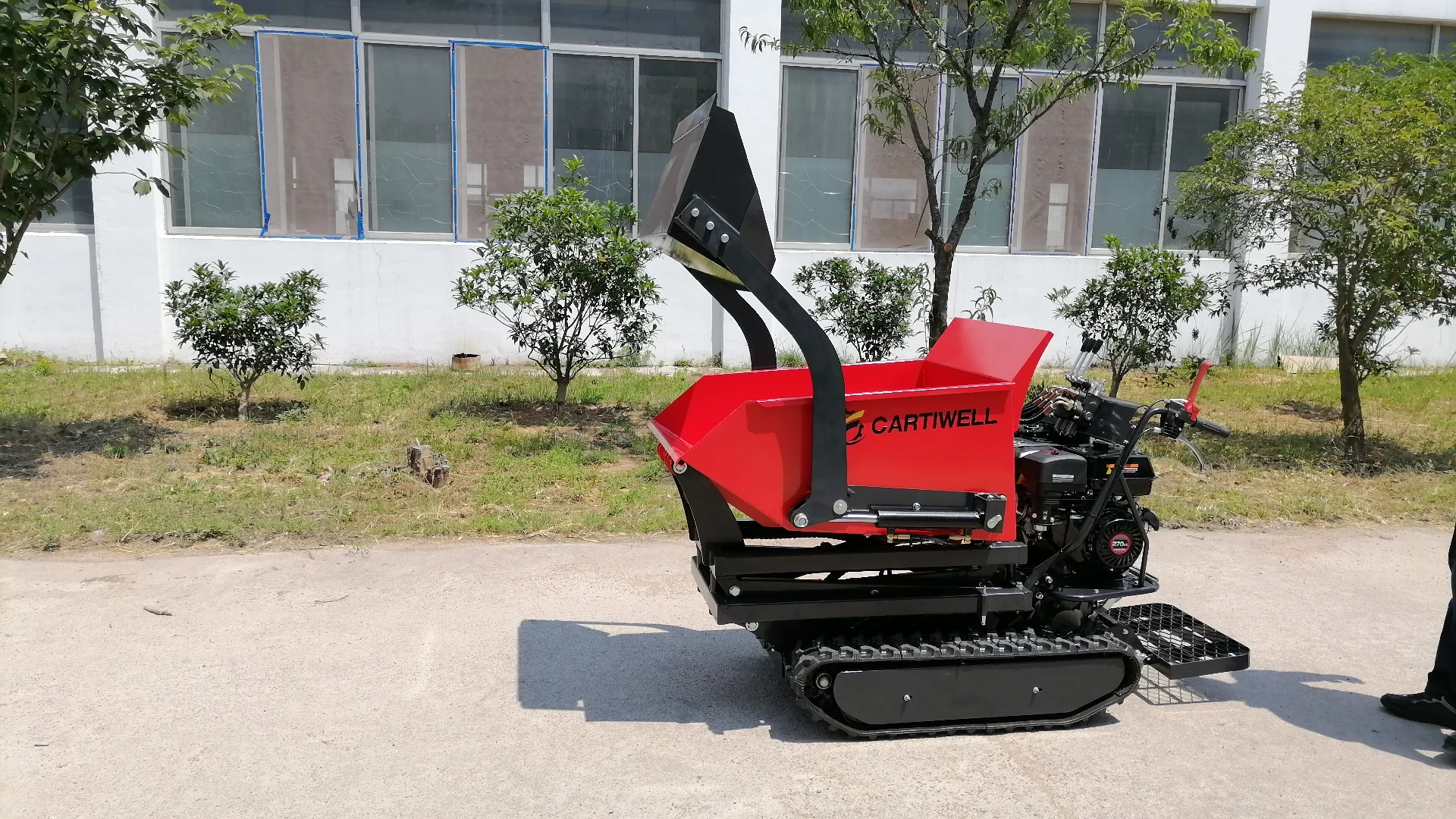 FREE SHIPPING!!!Mini Crawler Skid Steer Loader Chinese Skid Steer Loader 500kg Mini Dumper crawler For Sale