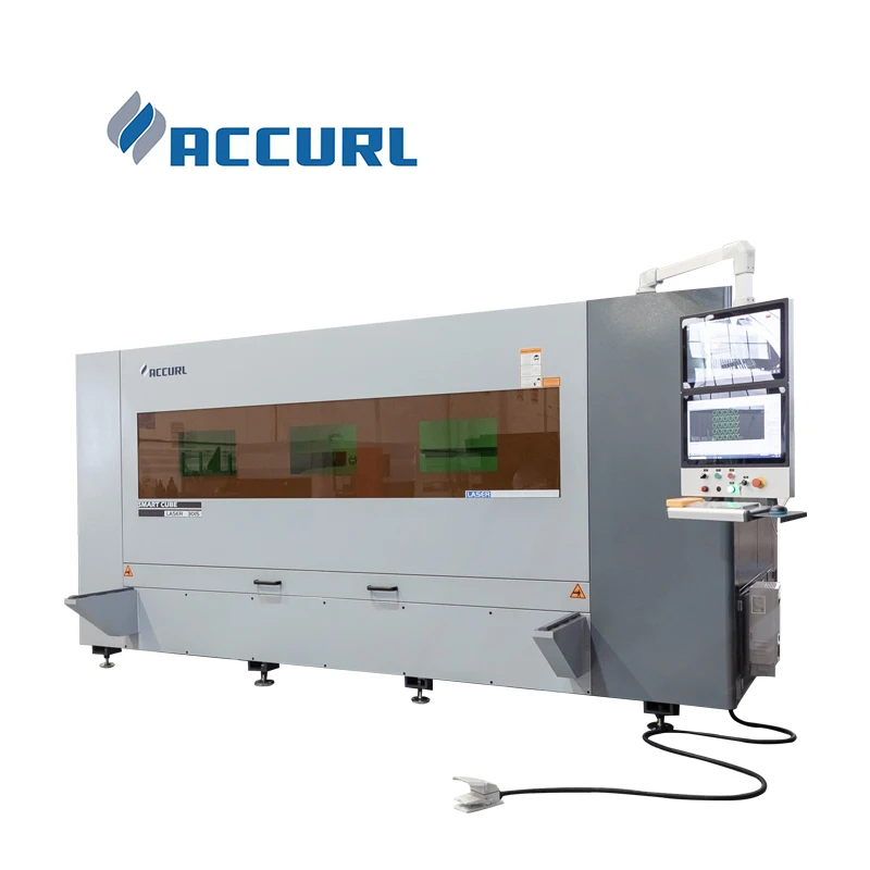 NEW! co2 3000w cutter thin metal sheet laser cutting machine with double head