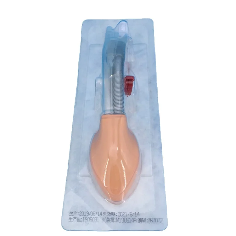 
Medical Disposable Silicone Double Lumen Laryngeal Mask Airway Size 3 For Surgery 
