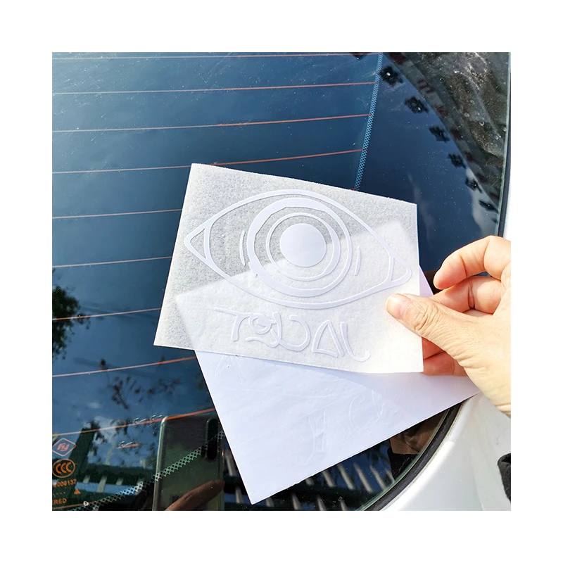 Защищенные от УФ-излучения водонепроницаемые ПВХ/виниловые наклейки на заказ, наклейки для автомобилей с использованием высокого качества вашего логотипа, сделанные автомобильные наклейки