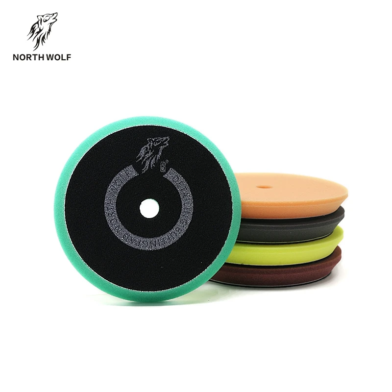 
Hot Sale OEM Car Detailing Scrath Repair Polishing Dual Action Polishers Foam Buffing Pads German Foam Heavy Cutting Pads 