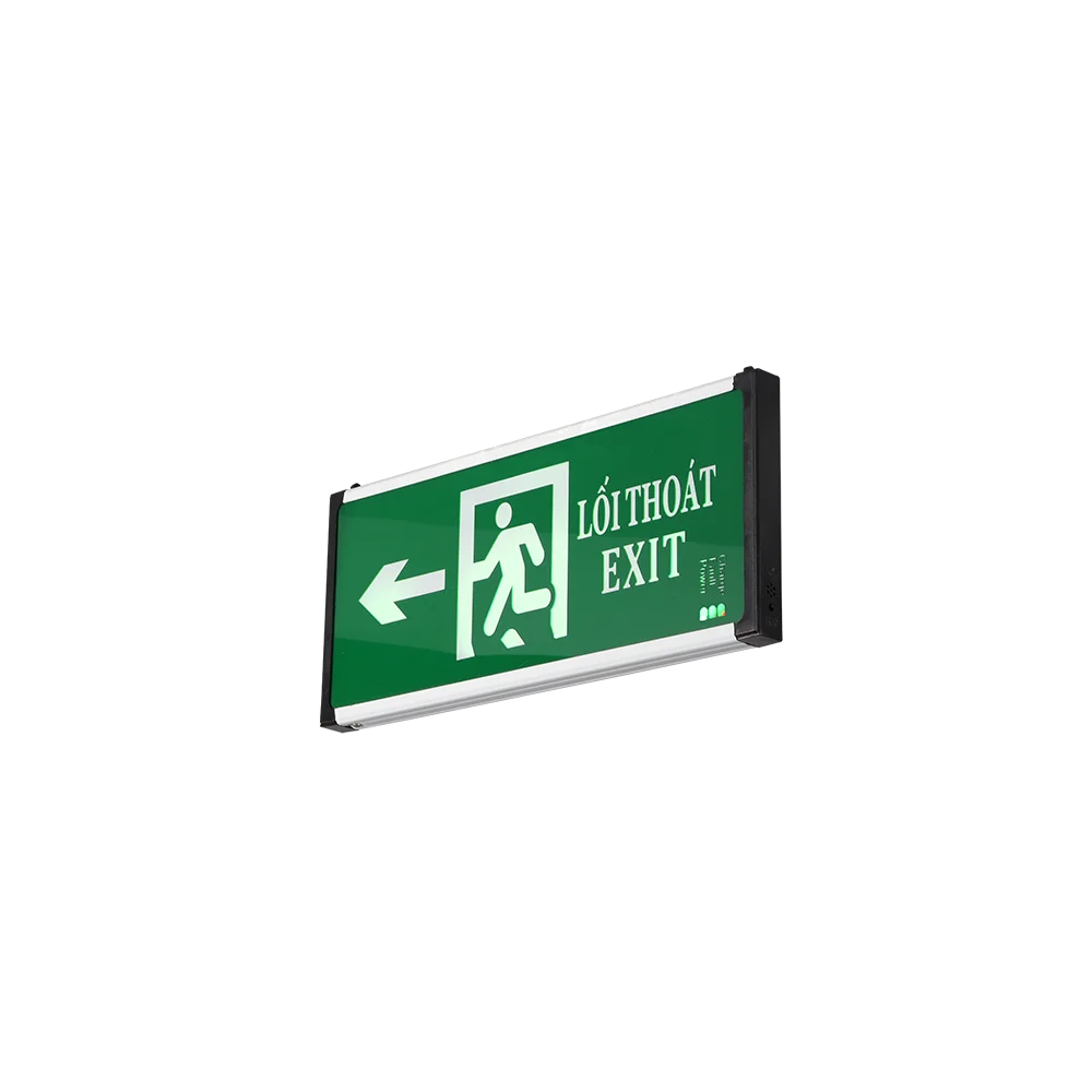 Factory Price High Quality Emergency Exit Sign Wall Mounted Emergency Security Led Light Sign Ni-cd 80 3 Hour Bat Sonoff CE ROHS