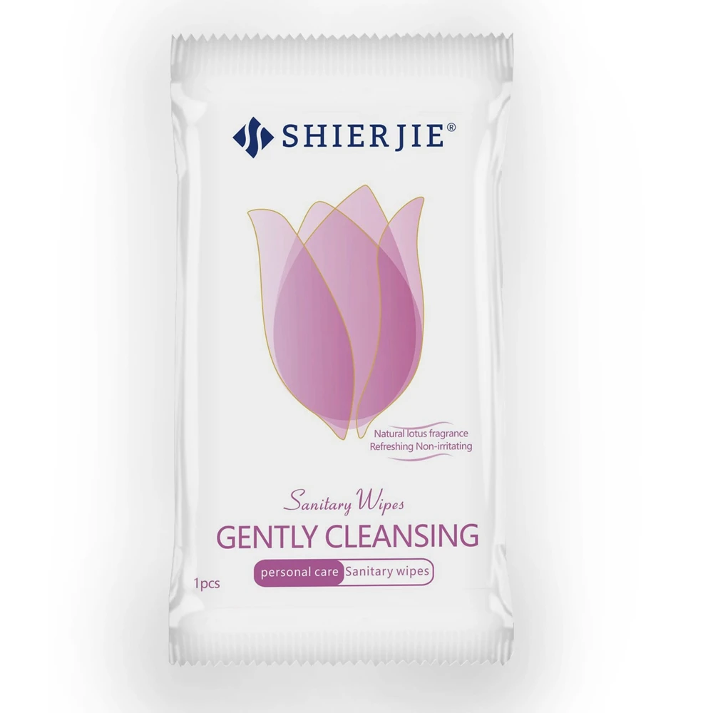 Adult Large Size Eco-friendly Feminine Personal Intimate Wet Wipes 30 Individually Wrapped  for Adults, biodegradable