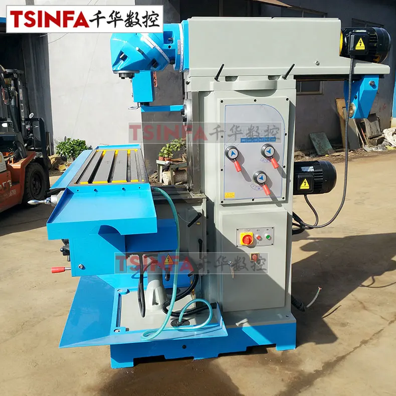 universal milling machine WN736 horizontal vertical milling equipment high quality Shandong Tengzhou factory table size 1500x360