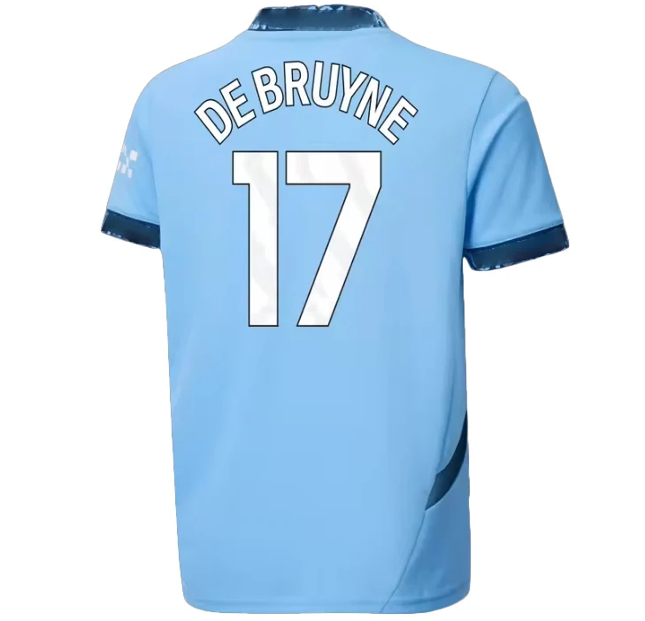 Лидер продаж Высококачественная футбольная рубашка 2024-2025 de bruyne foden Haaland с индивидуальным именем и номером мужская майка