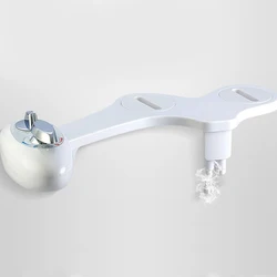 Bathroom Hot and Cold Bidet Nozzle Self-Cleaning Fresh Water Plastic Toilet Bidet Spray Non-Electric Mechanical Bidet