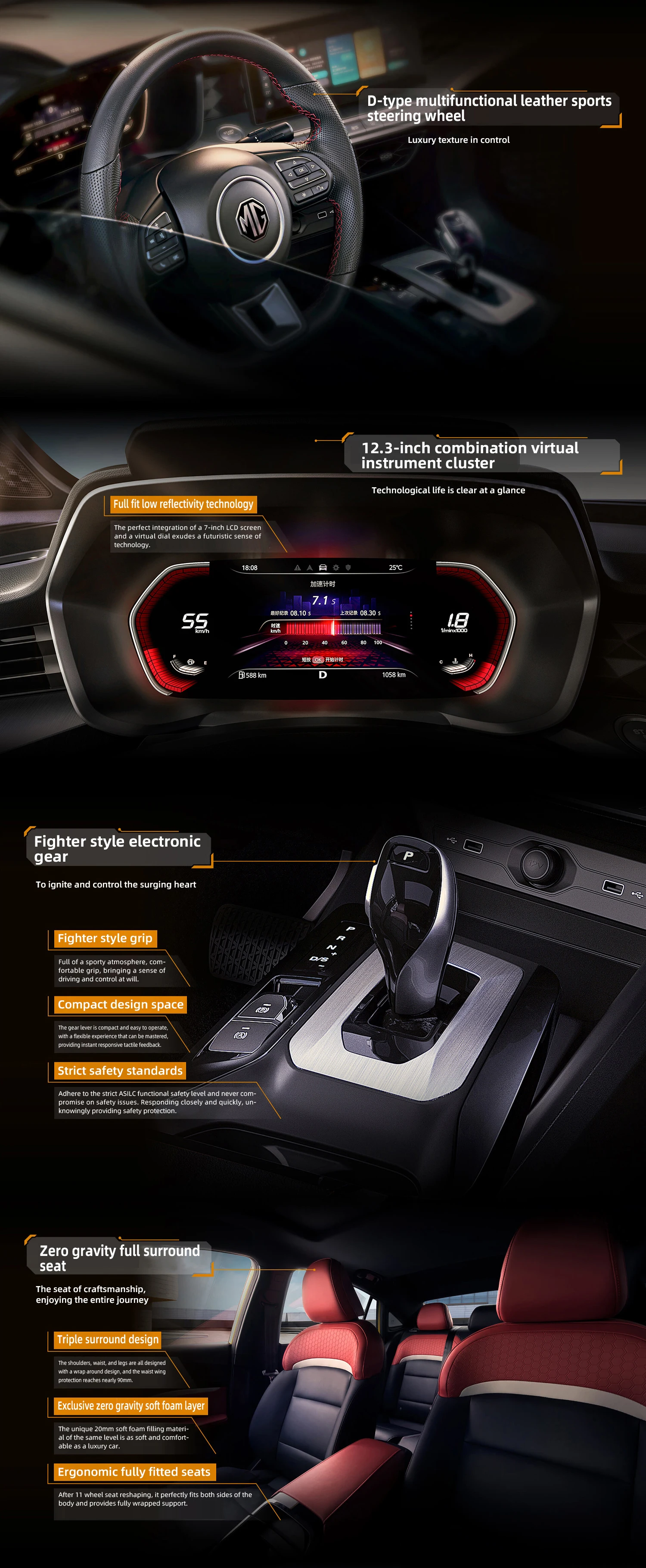 Hot-selling MG5 Car 2023 Long Range MG5 GT AUTO Chinese New Cheap Automatic Used Gasoline Home Car