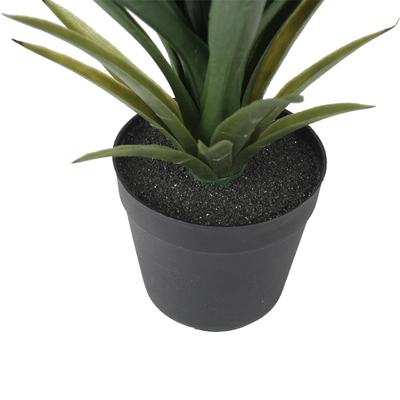 Hot sale plastic Sisal plant for indoor decorative tropical plastic hemp tree artificial agave bonsai