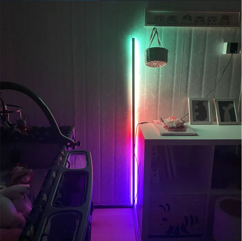 Floor Triangle Floor Lamp Standing Lamps Home Decor Simple Nordic Light Metal Modern